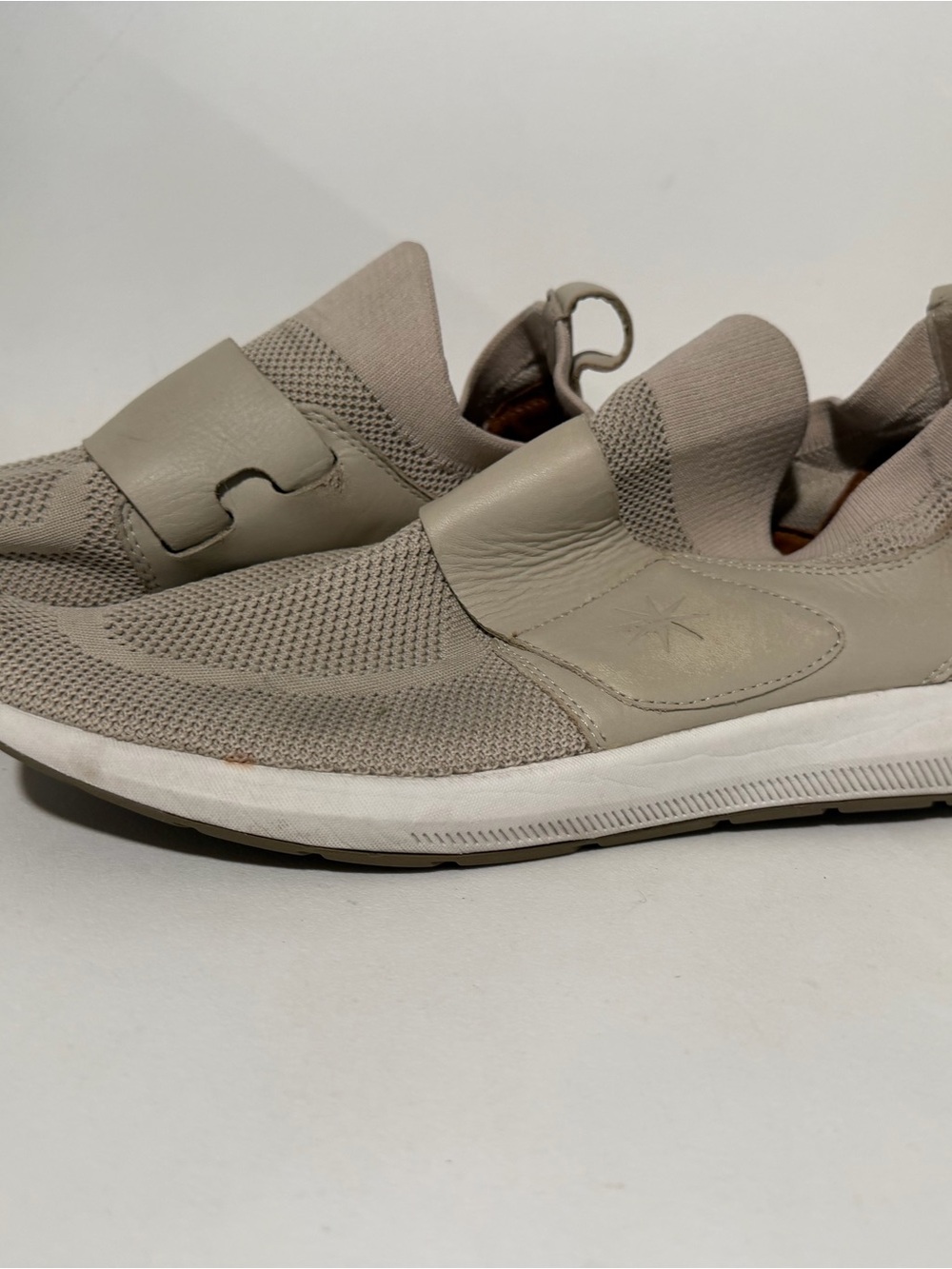 Mobs Slip-On Athletic Sneakers in Light Taupe